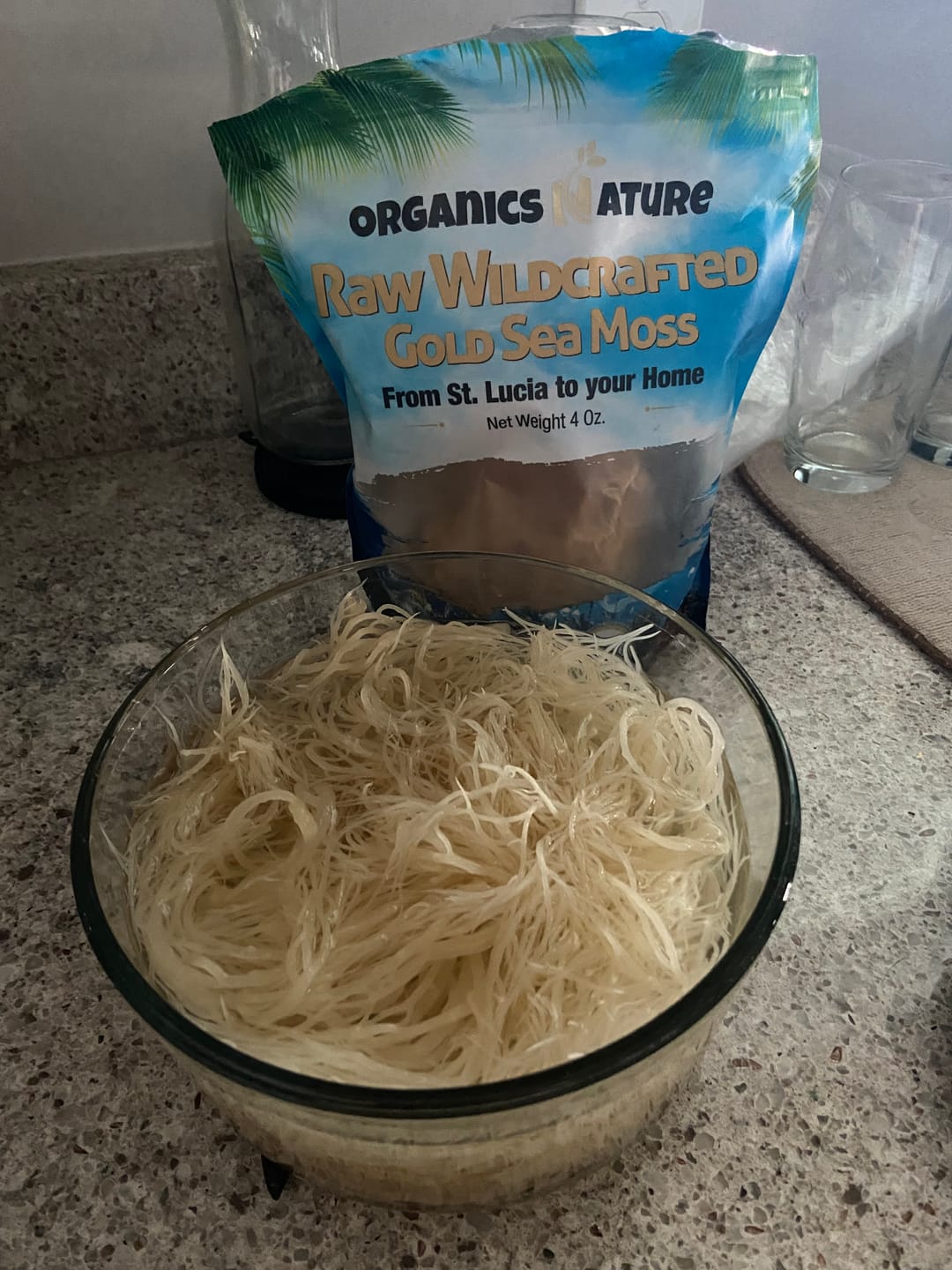 Customer photo review of Raw Wildcrafted Sea Moss 4oz