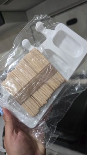 Customer photo review of Food Grade Silicone Popsicle Molds