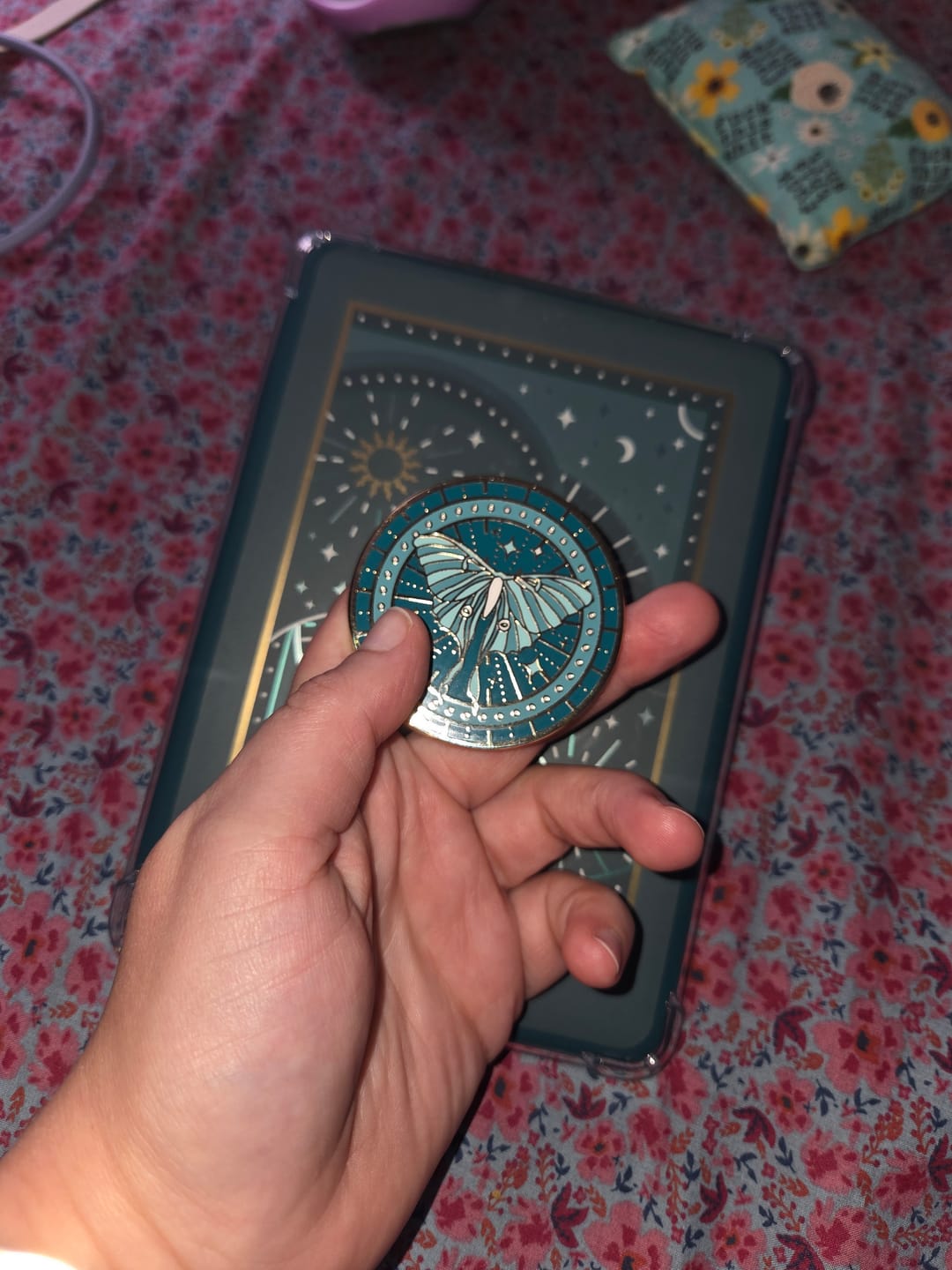 Customer photo review of Luna Moth Clingie