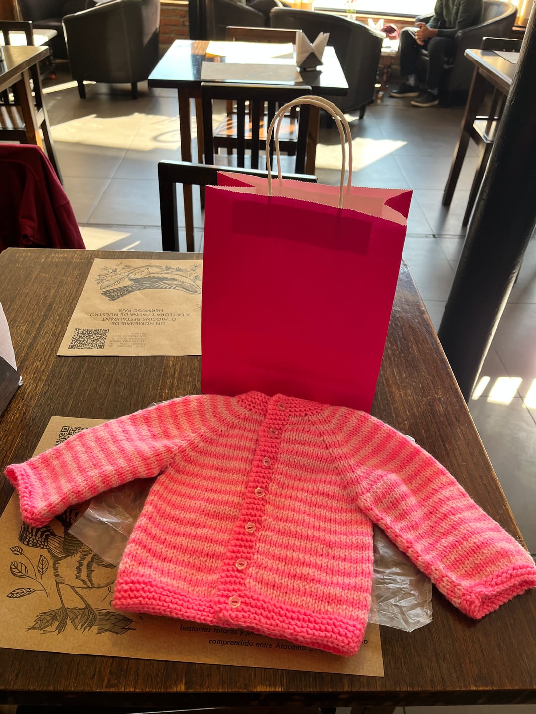 Customer photo review of Clase Chaleco Rayitas | Mini