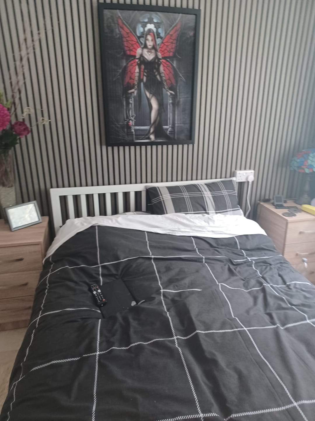 Customer photo review of Wooden Wall Panel | Grey Walnut | Premium 3-sided Wood Veneer