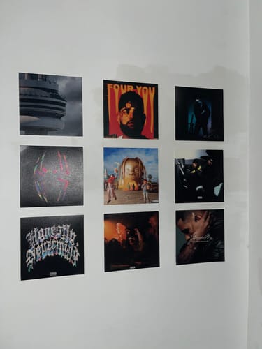 Customer photo review of PLAYLIST - ALBUM COVER PRINTS - CUSTOM WALL COLLAGE POSTERS