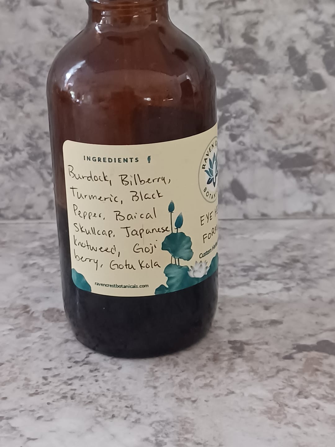 Customer photo review of Custom Tincture