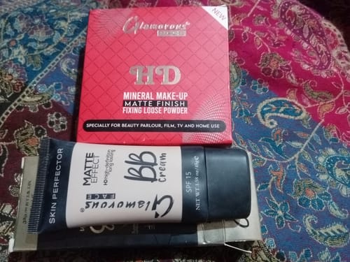 Customer photo review of Glamorous Face Matte Effect BB Cream spf 15