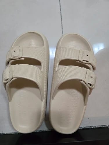 Customer photo review of The Snuggi Slippers™