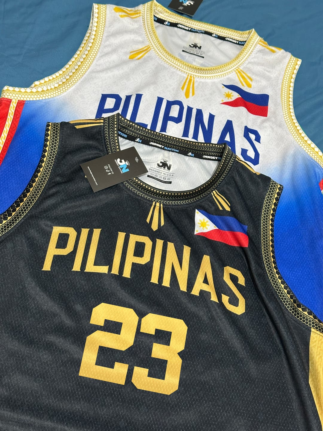 Customer photo review of Philippines 'Luzviminda' Custom Basketball Jersey