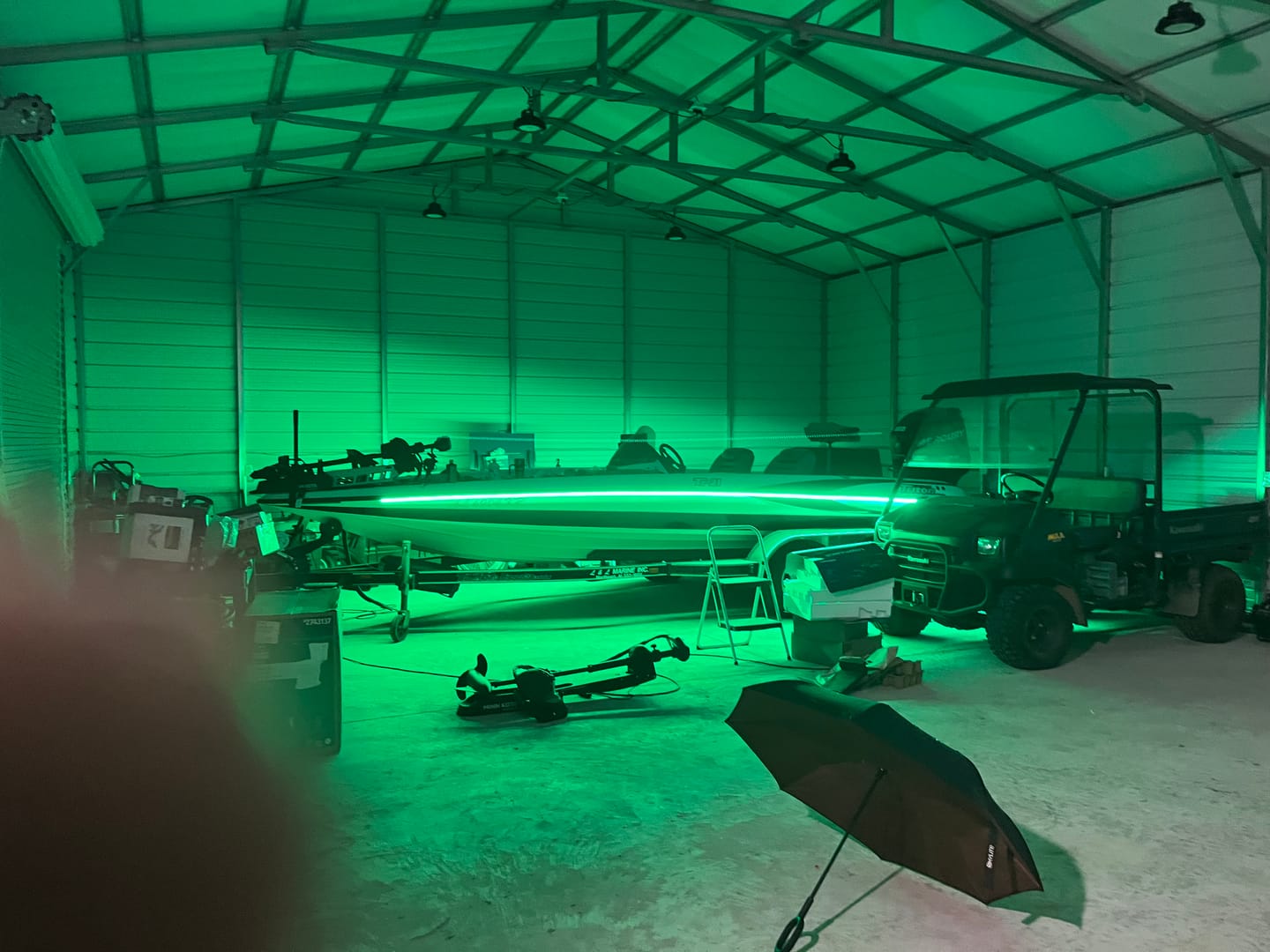 Customer photo review of Submersible Marine LED strip lights for boats with IP68 waterproof rating SMD 5050  | Boat Led Lights | Marine LED Lights | LED Lights for Boats