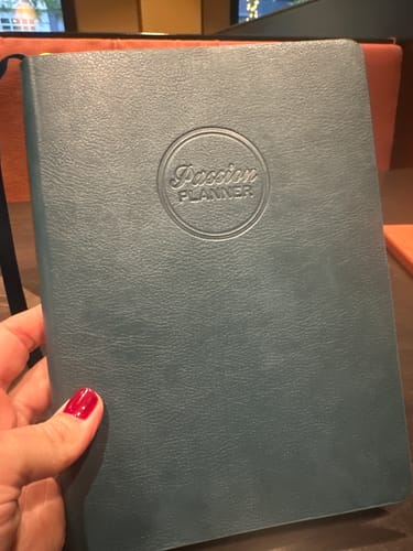 Customer photo review of Weekly 2025-2026 Mid-Year Planner - Twilight Teal