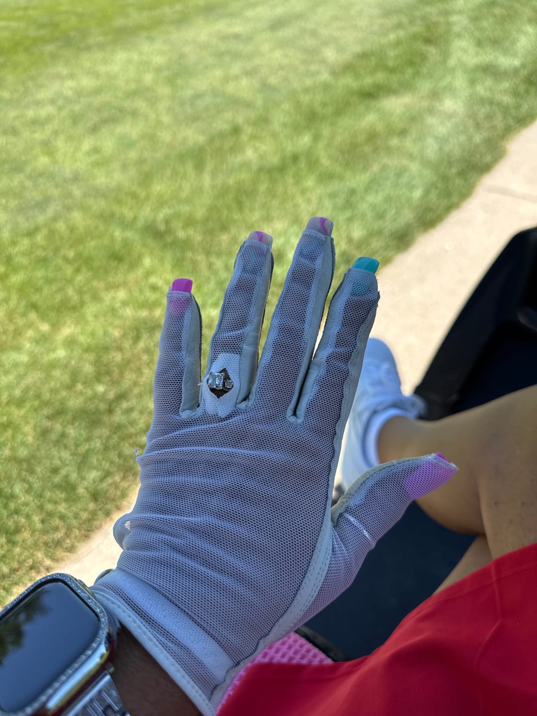 Customer photo review of Lady Classic Solar Nail & Ring Glove