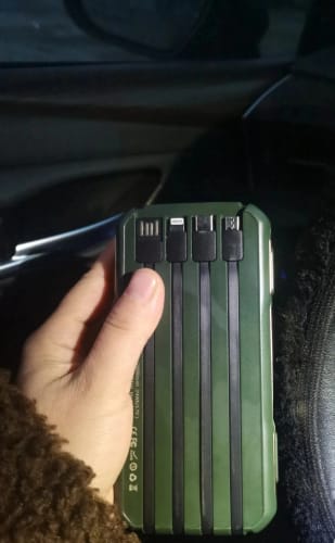 Customer photo review of Solar Ladegerät 200000mAh – Integrierte Kabel & LED-Anzeige