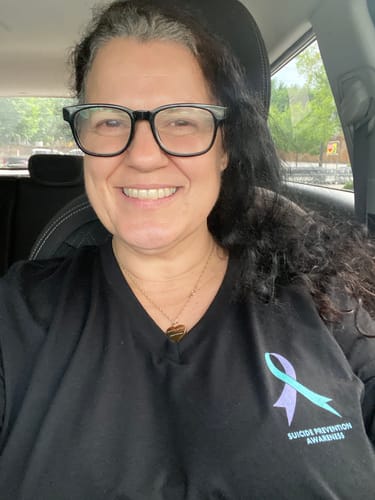 Customer photo review of Round 118 (Unisex V-Neck Tee | Bella + Canvas)