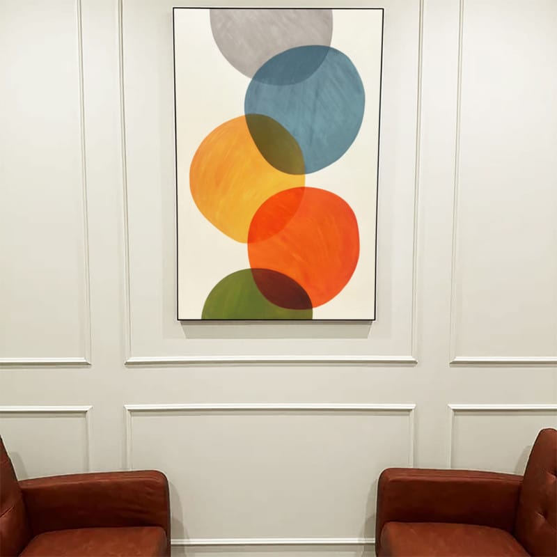 Customer photo review of Colorful Abstract Painting Canvas #AP122