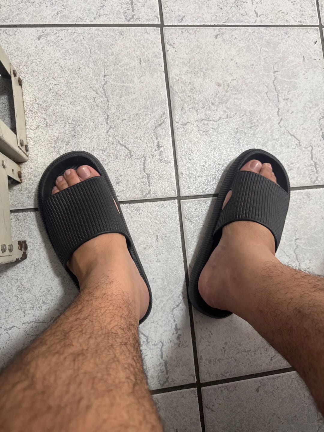 Customer photo review of The Snuggi Slippers™