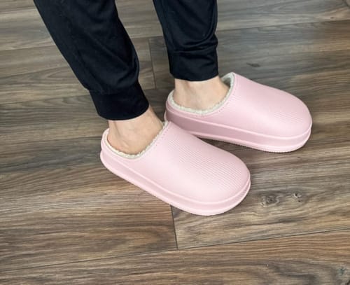 Customer photo review of The Snuggi Slippers™