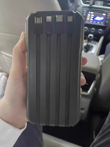 Customer photo review of Solar Ladegerät 200000mAh – Integrierte Kabel & LED-Anzeige