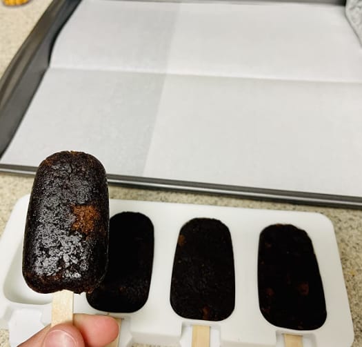 Customer photo review of Food Grade Silicone Popsicle Molds