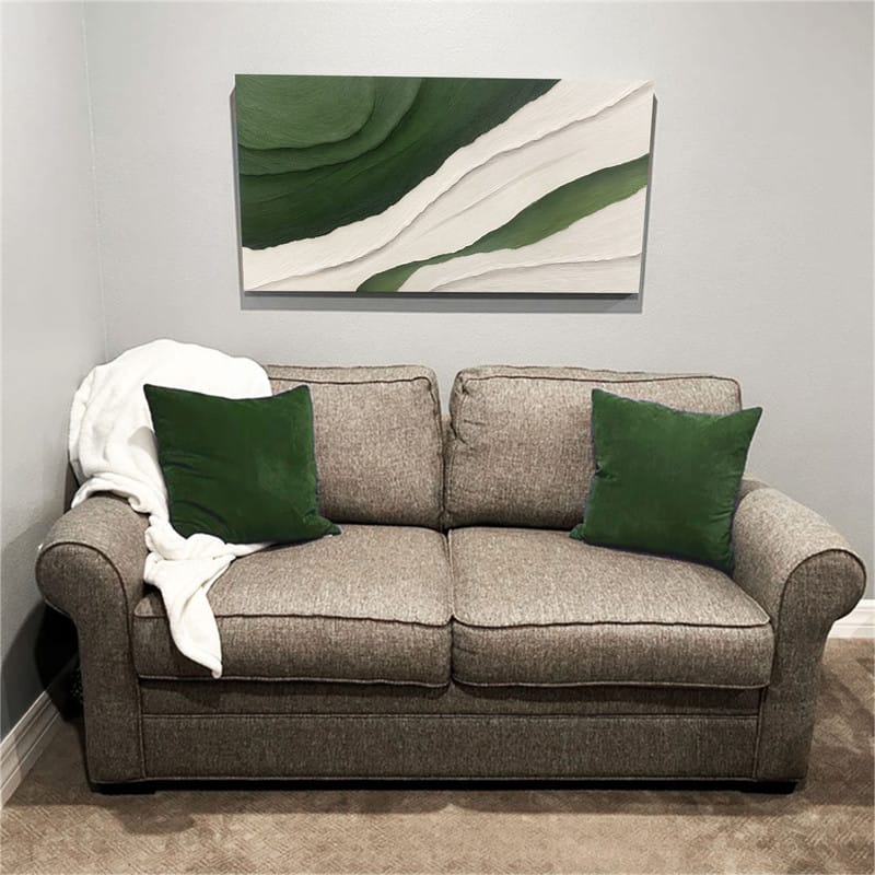 Customer photo review of Minimalist Textured Painting Canvas #MT006
