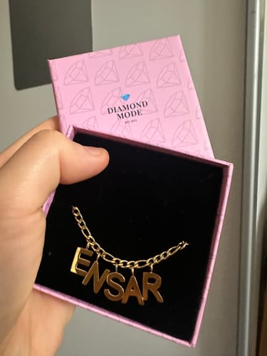 Customer photo review of Personalisiertes Armband | 18K vergoldet