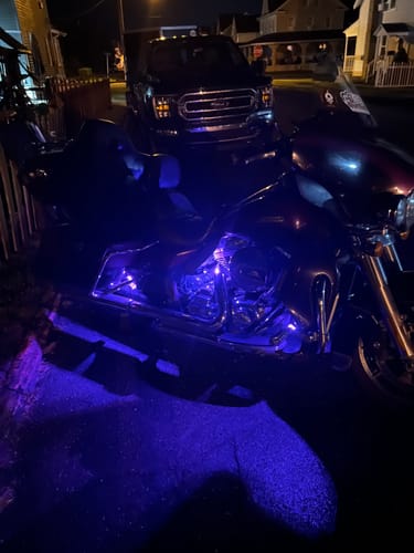 Customer photo review of Easy Install Moto LED Light Kit