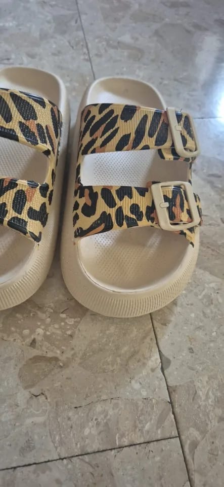 Customer photo review of The Snuggi Slippers™