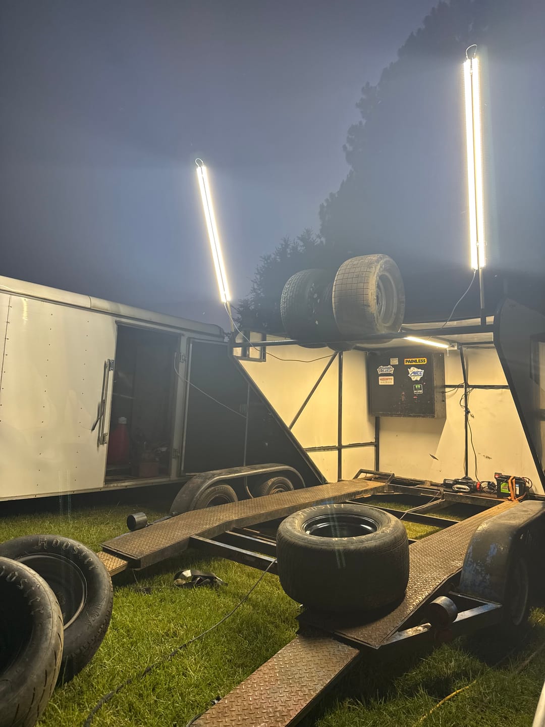 Customer photo review of Racing Pit Light Kit - 20,000 Lumens