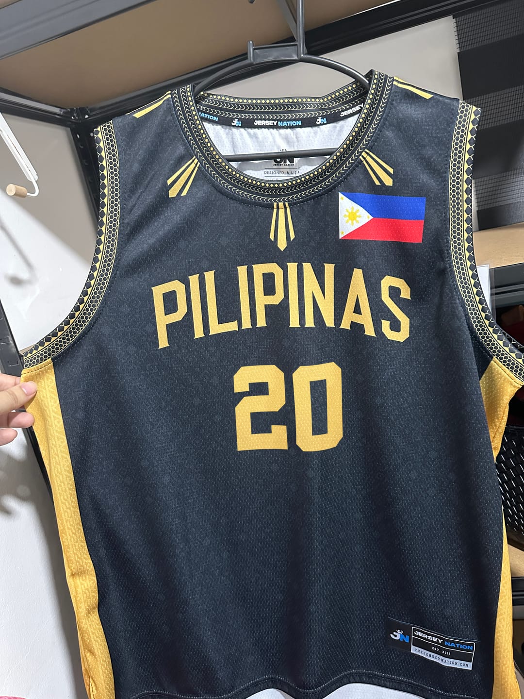 Customer photo review of Philippines 'Luzviminda' Custom Basketball Jersey