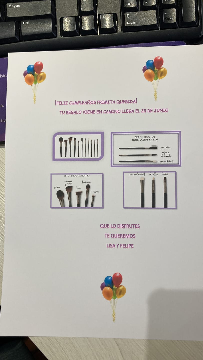 Customer photo review of Set de brochas OH! MY BRUSH (completo)