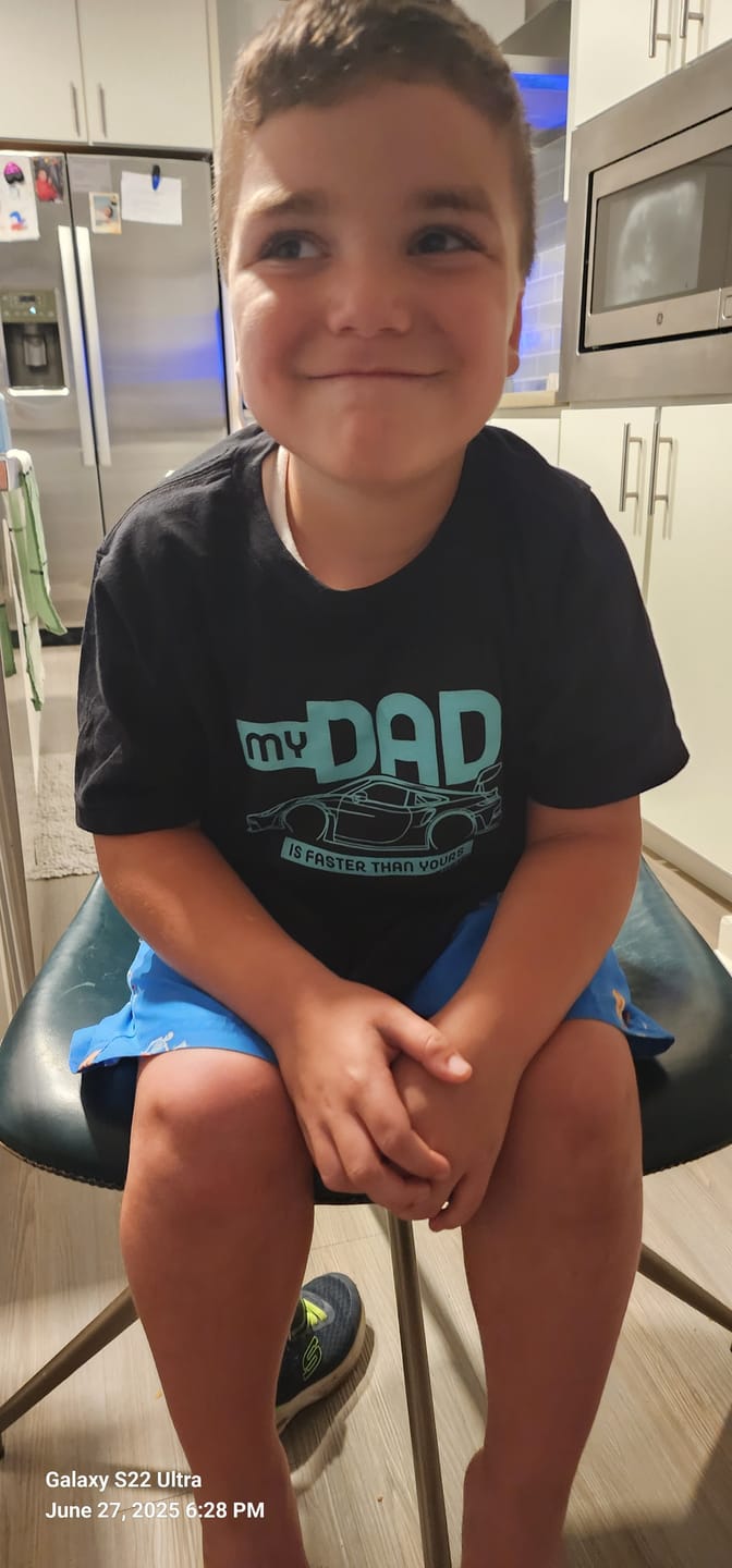 Customer photo review of 80Eighty® Youth FastDad Shirt