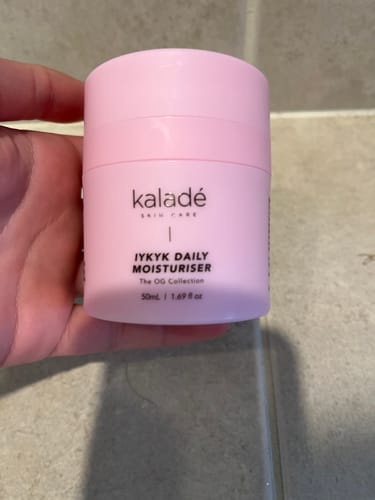 Customer photo review of IYKYK Daily Moisturiser