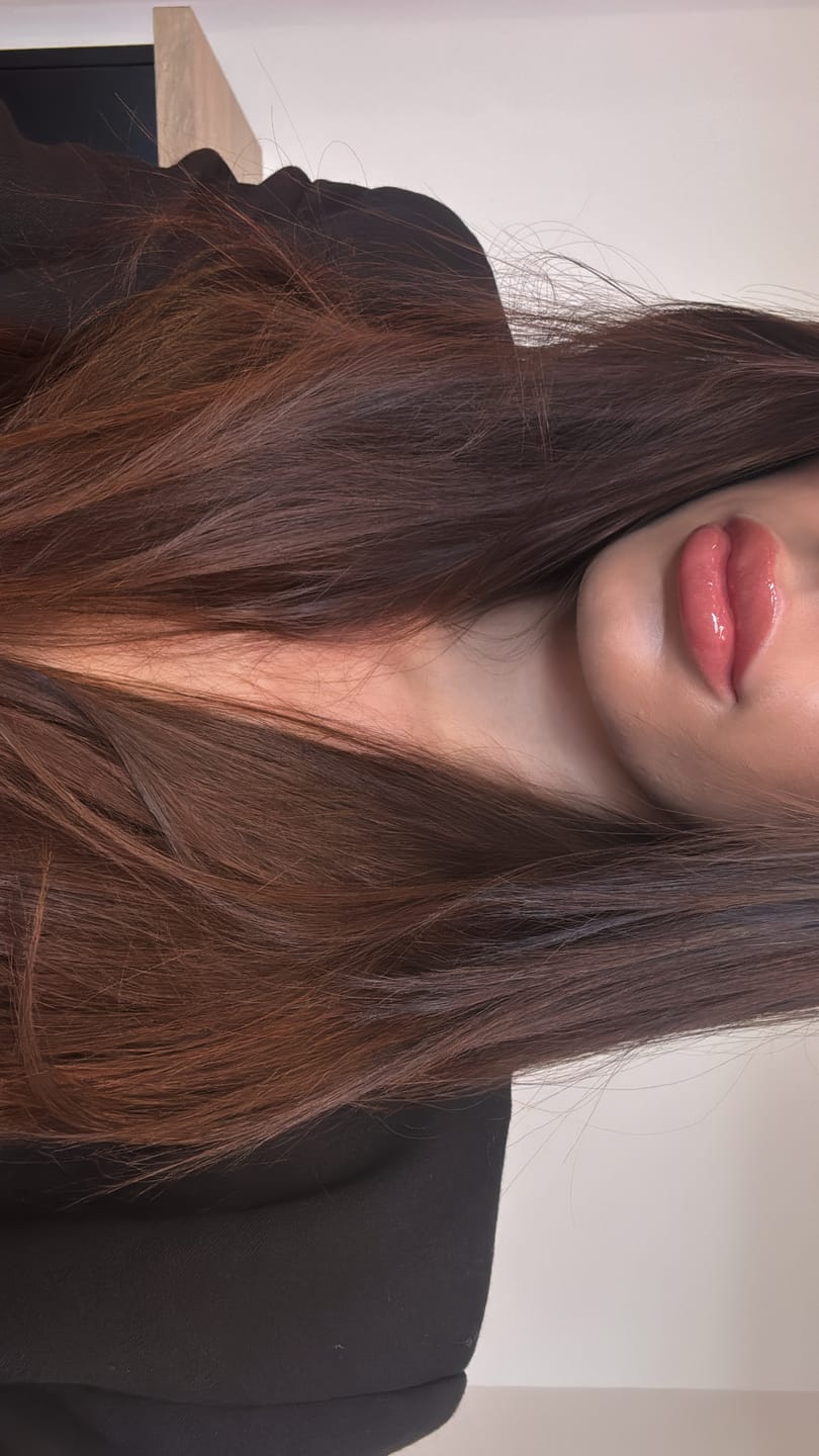 Customer photo review of Nude Glow Lip Gloss