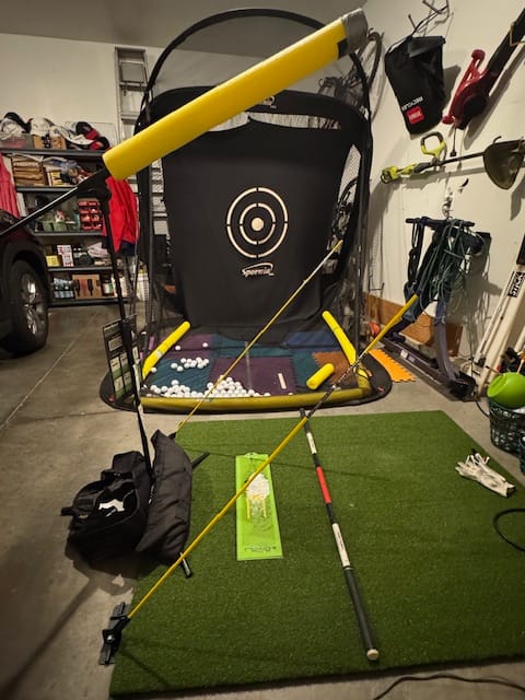 Customer photo review of Divot Board Turf Mat 4x5 -Mat Only - Perfect for Existing Divot Board Owners