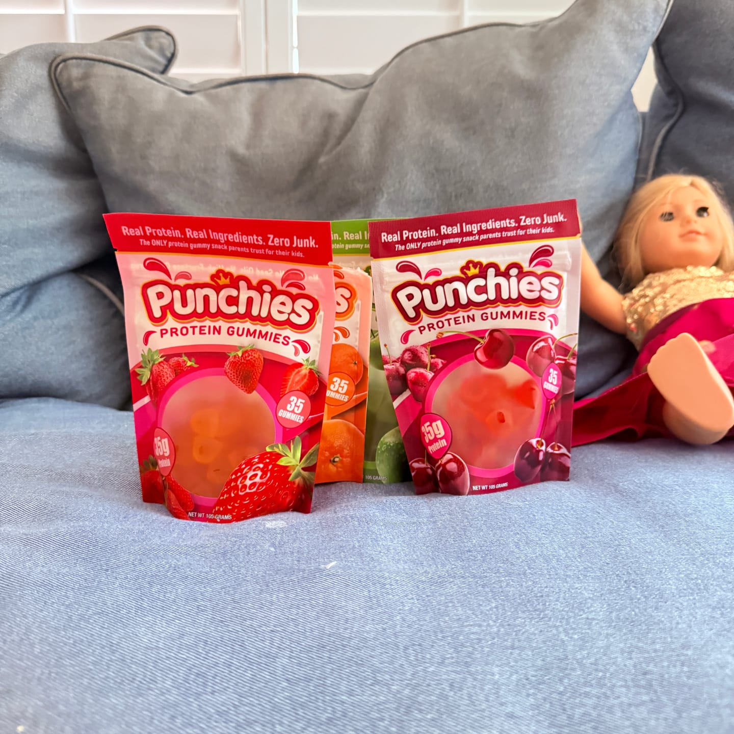 Customer photo review of Protein Gummies for Kids