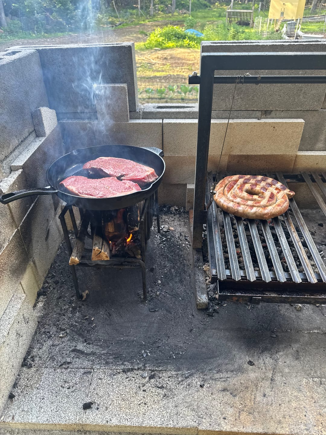 Customer photo review of BBQ Fireplace tools , Poker , Shovel Set