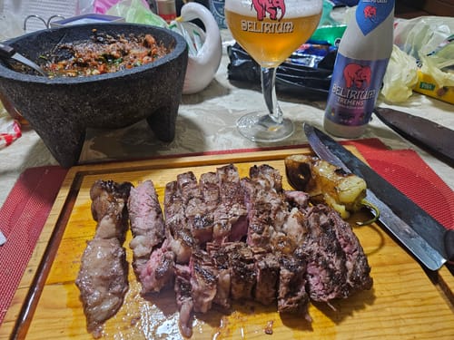 Reseña con foto de un cliente sobre Kit Cortes Finos
