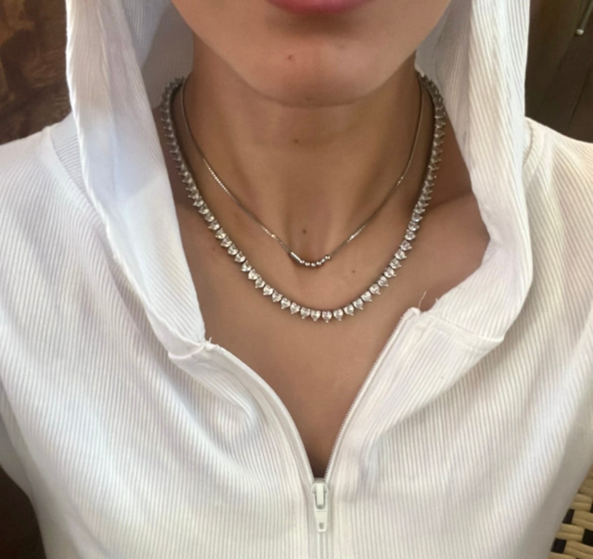 Customer photo review of MISS APHRODITE NECKLACE - SILVER