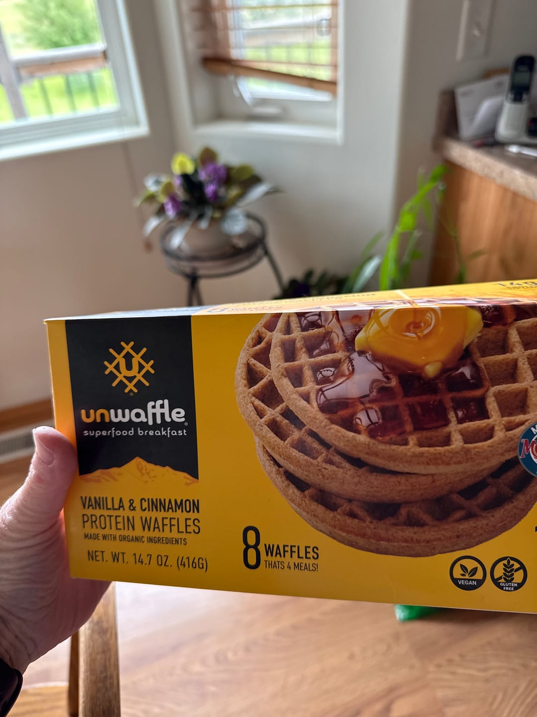 Customer photo review of Protein Waffles At Home (5x 8-packs)