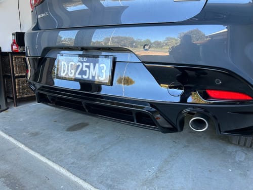 Customer photo review of T-Style Rear Lip for Mazda 3 BP Hatch 2019+