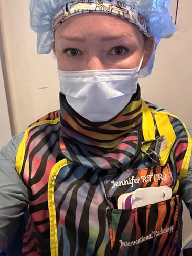 Customer photo review of DuoStyle Scrub Hat - Friends