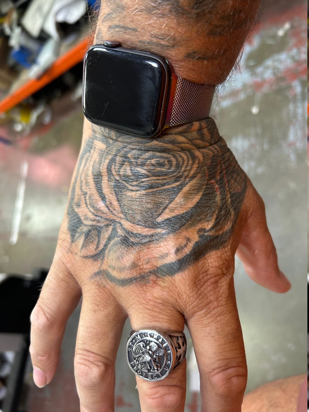 Customer photo review of SAINT MICHAEL.