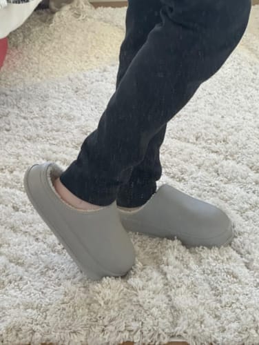 Customer photo review of The Snuggi Slippers™