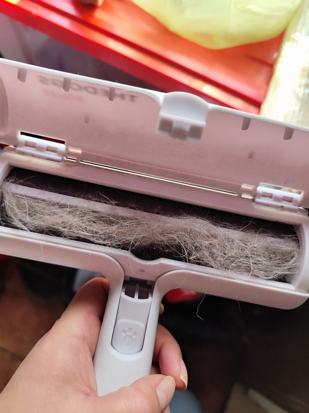 Customer photo review of THE DOGS Roller: Elimina pelos y pelusas