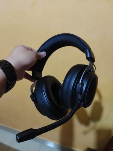 Customer photo review of Audífonos Gamer Inalámbricos On ear | STF Beast MSI-105 | Videojuegos Microfono removible 12 hrs uso Low Latency Luz RGB