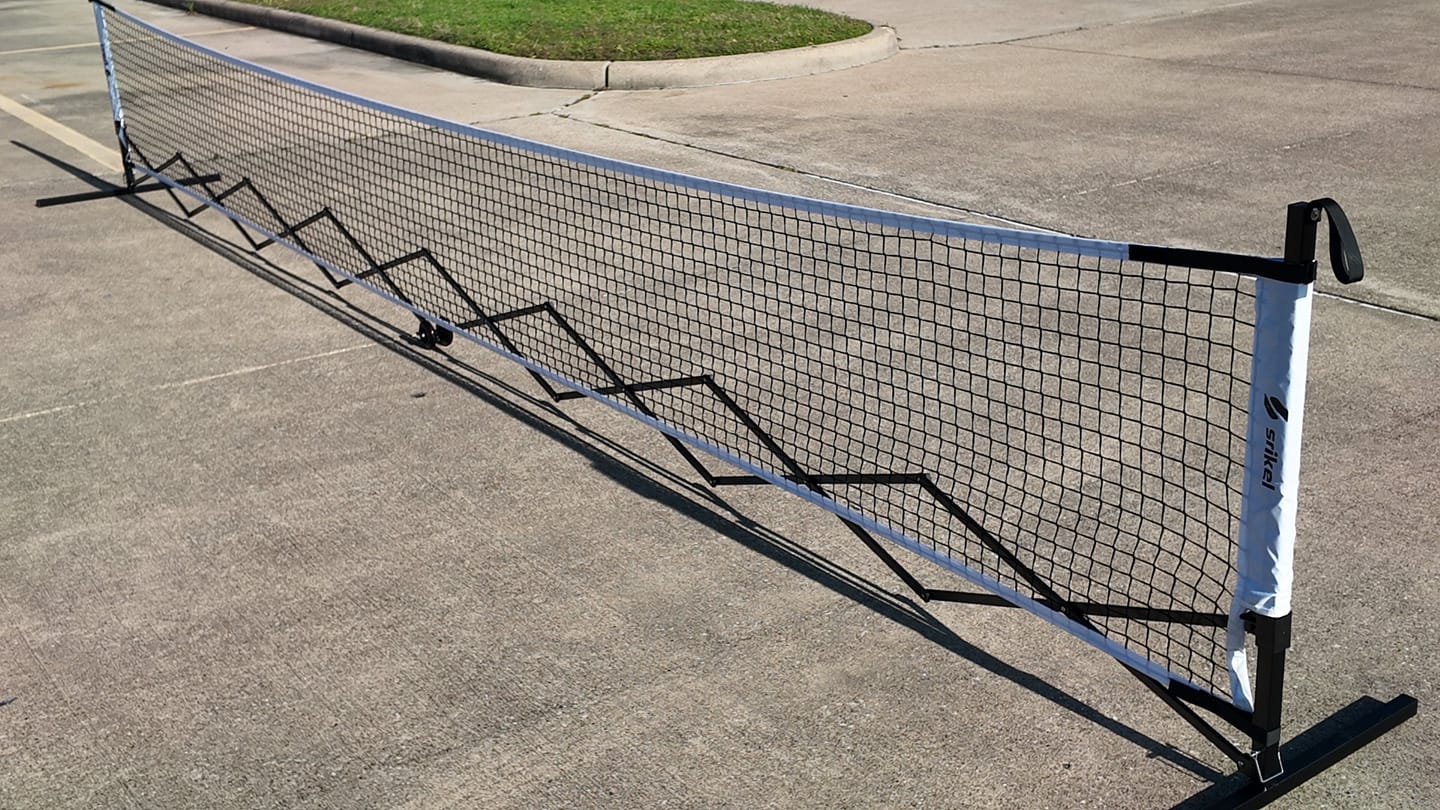 Customer photo review of FlashCourt Portable Pickleball Net