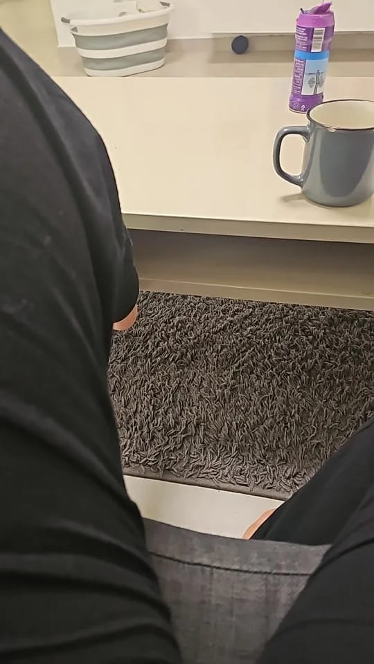 Customer photo review of The Snuggi Slippers™