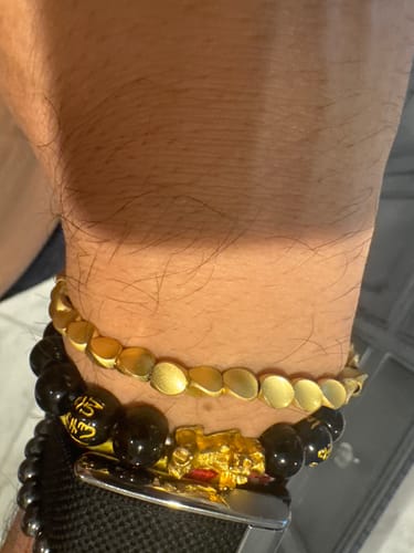 Customer photo review of 3 Tibetan Bracelets of Fortune