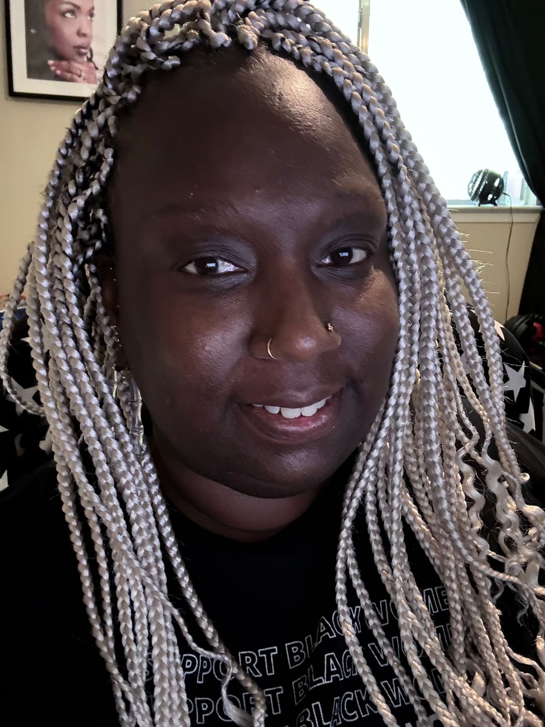 Customer photo review of Outre X-Pression Pre-Stretched Braid - ULTRA BRAID 3X 42"