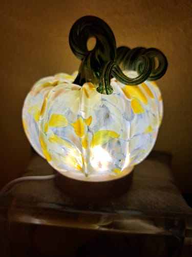 Customer photo review of Wooden Lighted Base