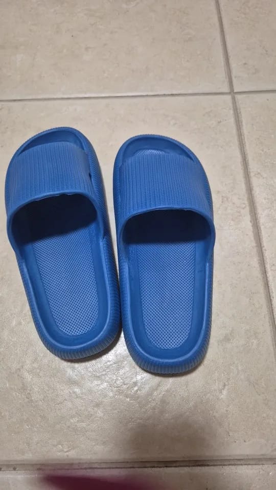 Customer photo review of The Snuggi Slippers™