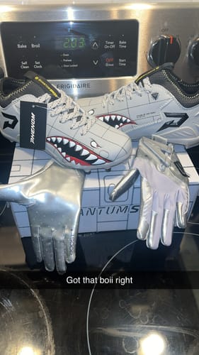 Customer photo review of Warhawk Football Cleats Quantum Speed 2.0 by Phenom Elite