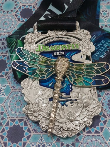 Customer photo review of Dragonfly Virtual Race - 5 km